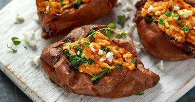 Smoked Sweet Potatoes