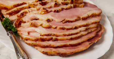 Roasted Ham with Apricot Sauce