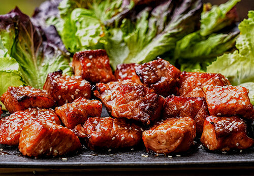 Smoked Salmon Burnt Ends