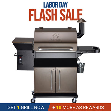 1000D Pellet Grill with Ash Cleanout System - Z Grills