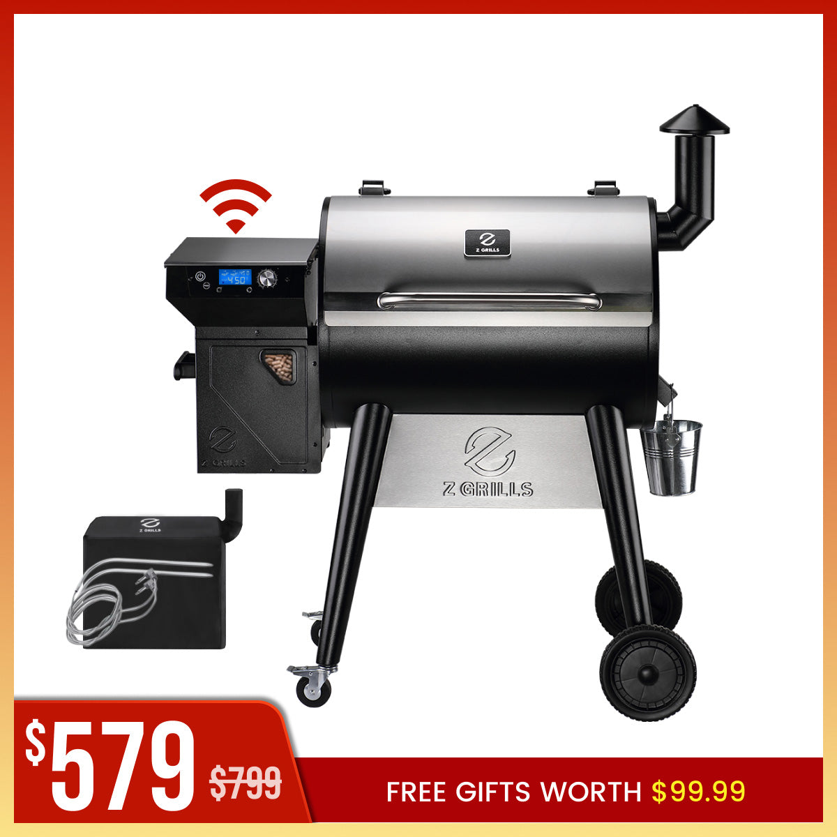 MOST POPULAR 7002C2E WIFI PELLET GRILL