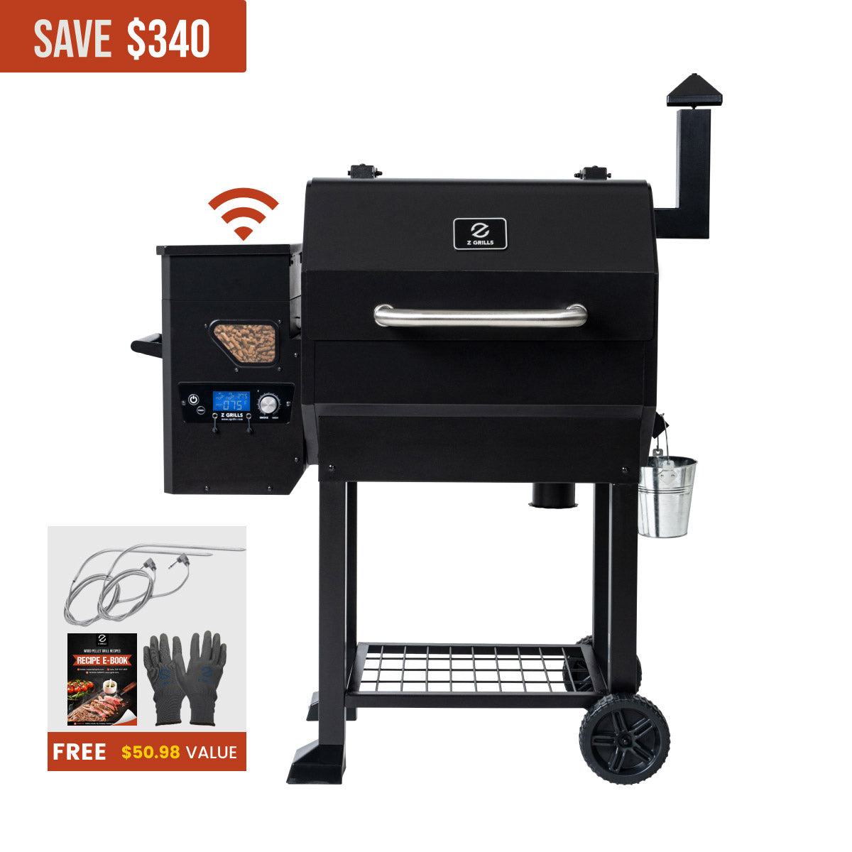 ALL-NEW SMOKE BEAST 10502B WIFI GRILL