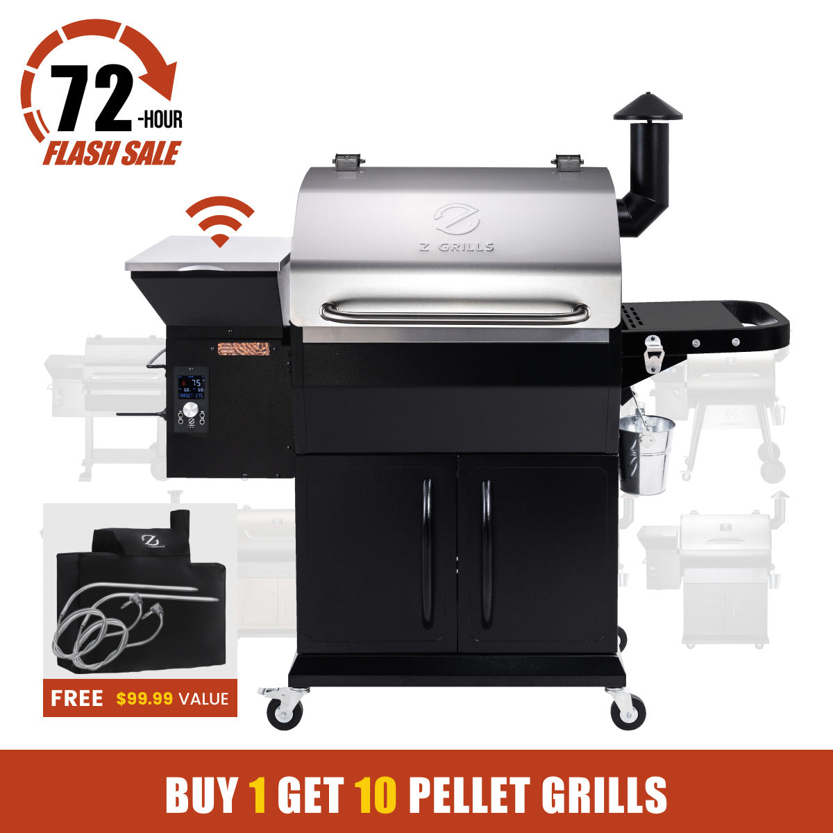 BBQ LEGEND 1000D4E WIFI - BUY 1 GET 10