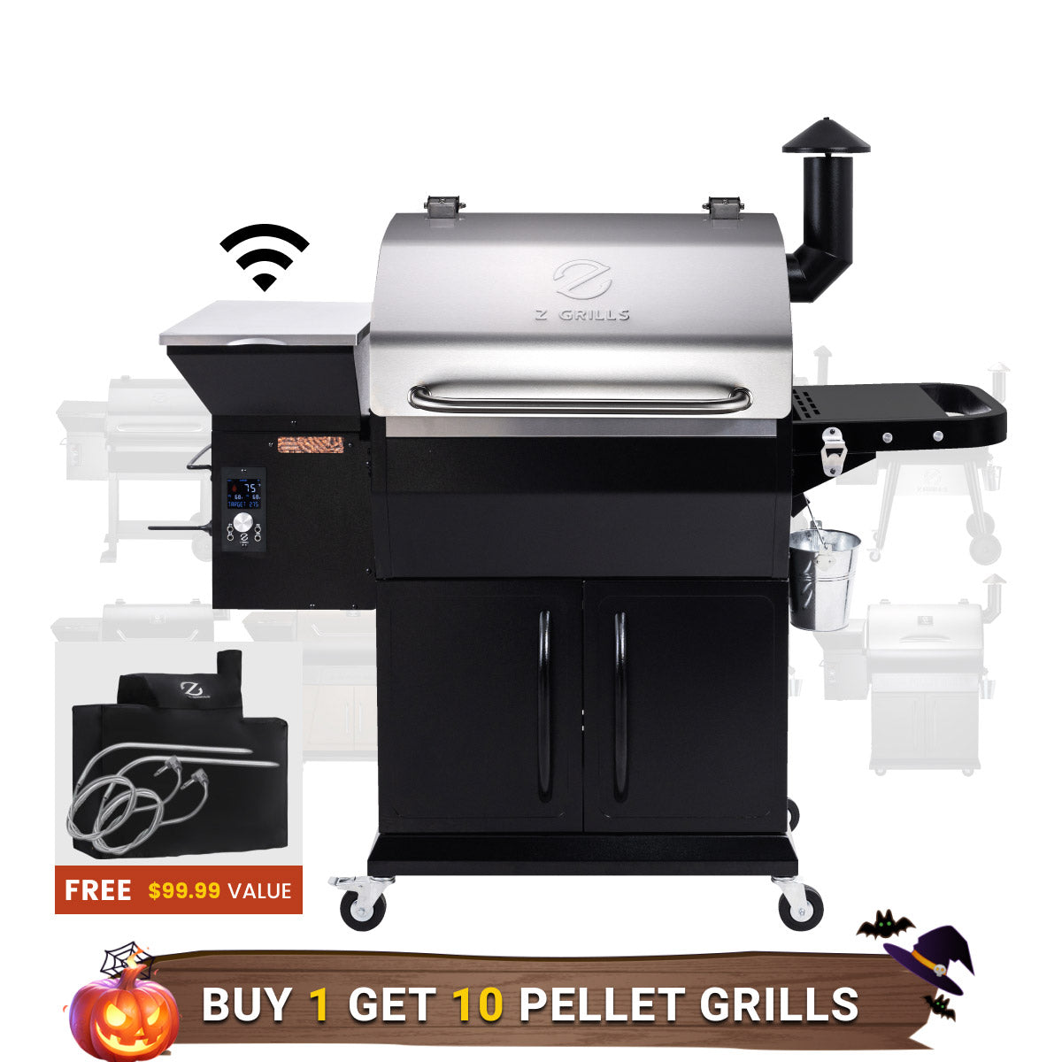 BBQ LEGEND 1000D4E WIFI - BUY 1 GET 10