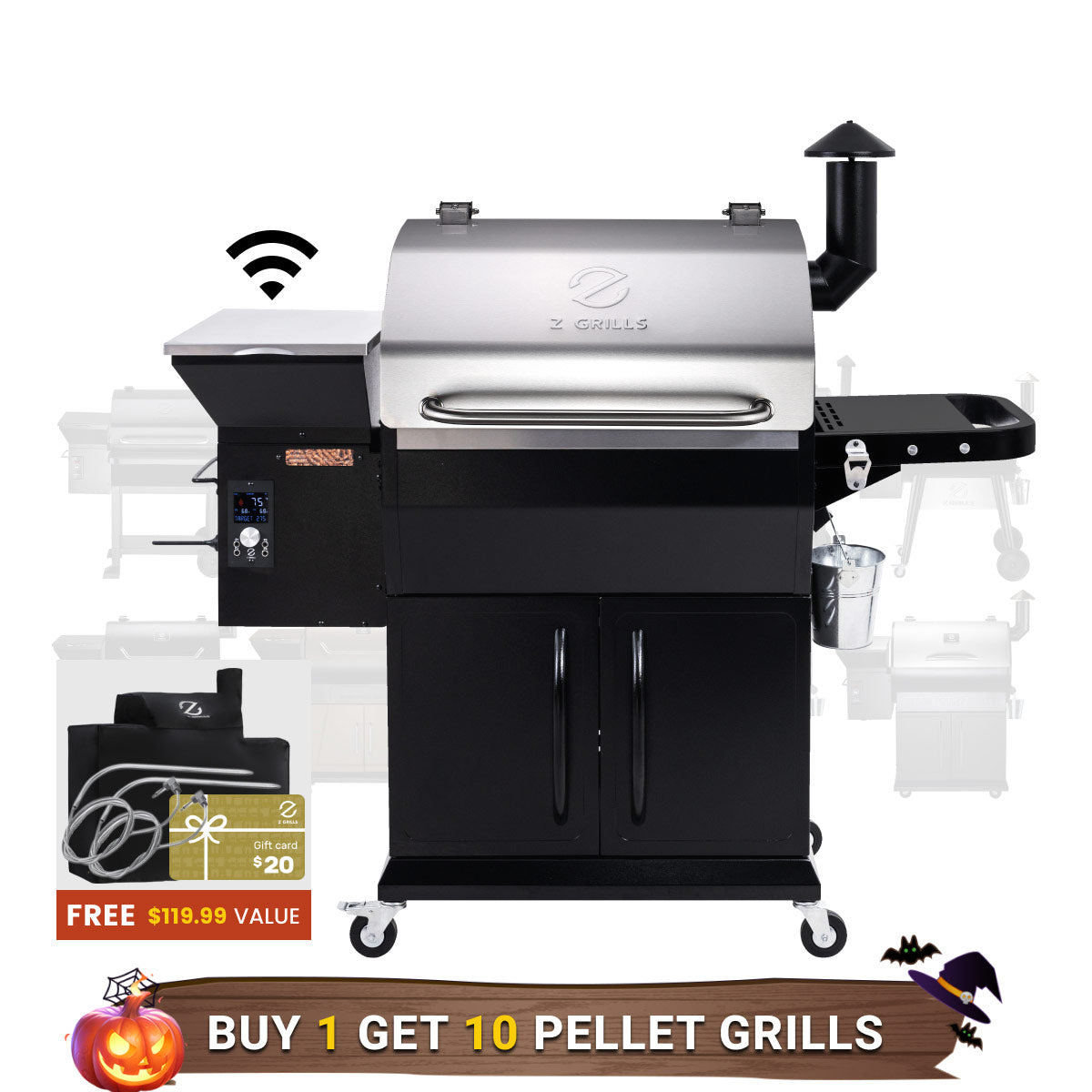 BBQ LEGEND 1000D4E WIFI - BUY 1 GET 10