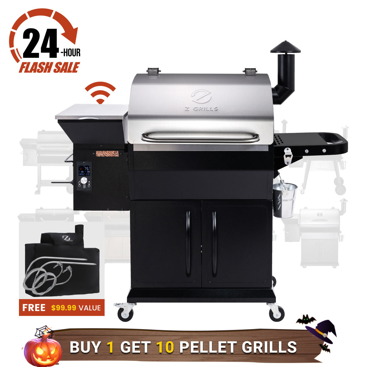BBQ LEGEND 1000D4E WIFI - BUY 1 GET 10