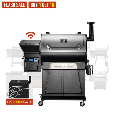 FLAGSHIP 700D4E WIFI PELLET GRILL