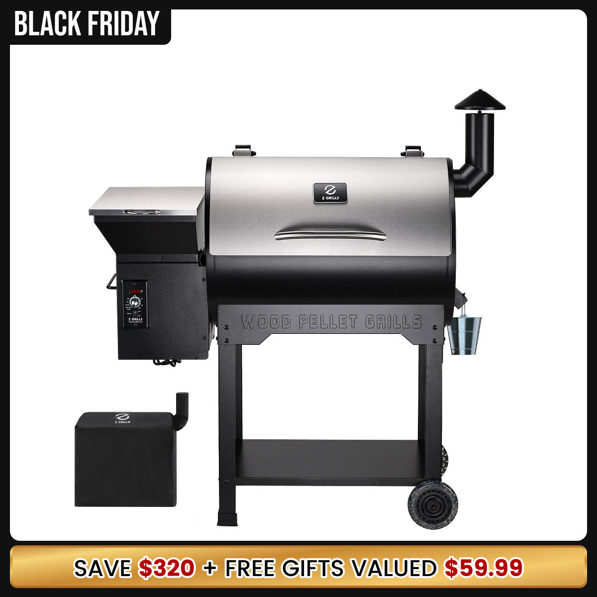 Z GRILLS 7002B3E (STAINLESS STEEL)