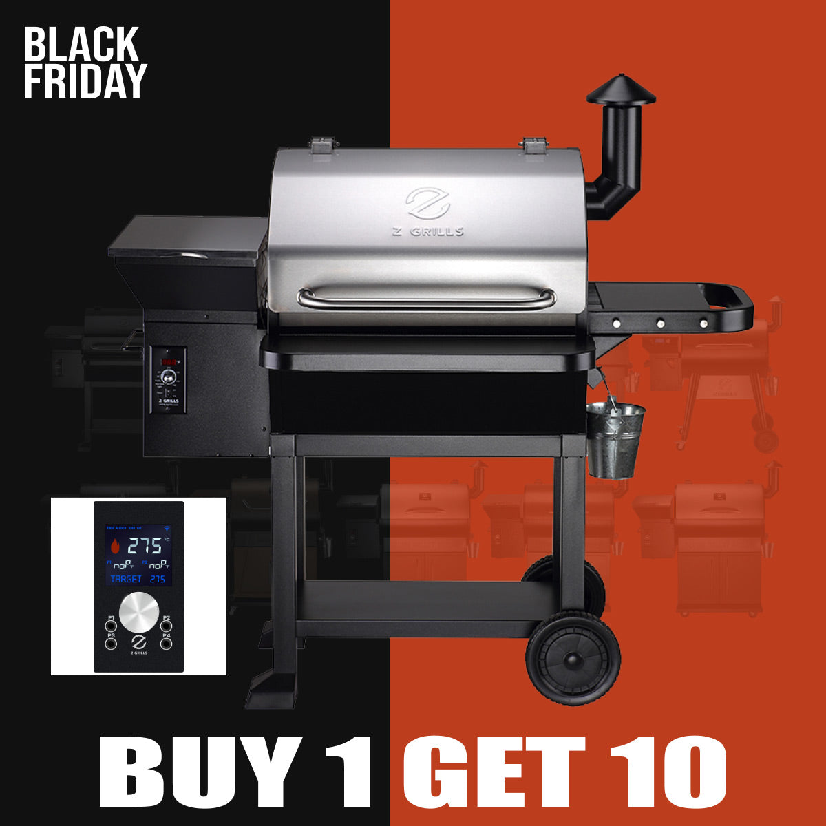 LARGE 10002B2E - BUY 1 GET 10