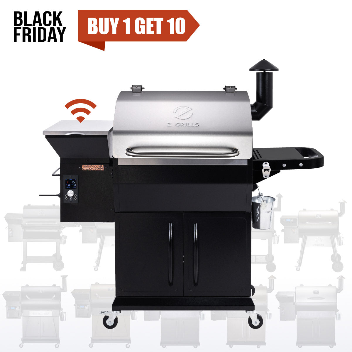 BBQ LEGEND 1000D4E WIFI - BUY 1 GET 10