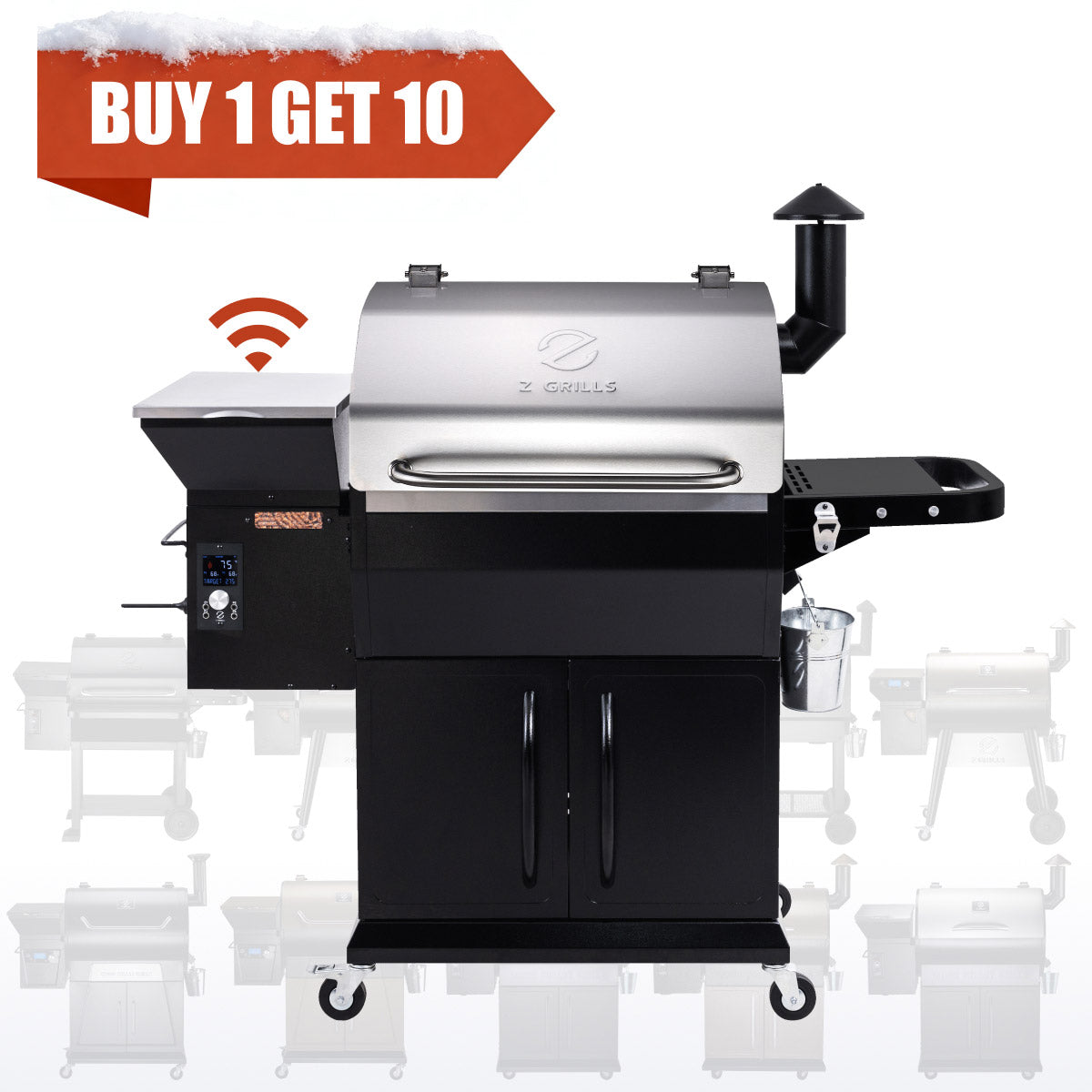 BBQ LEGEND 1000D4E WIFI - BUY 1 GET 10