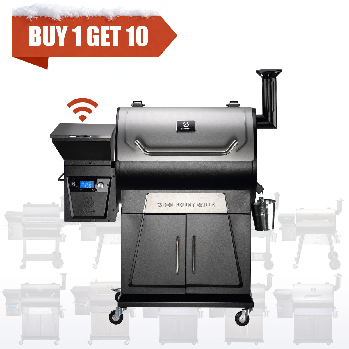 FLAGSHIP 700D4E WIFI GRILL - BUY 1 GET 10