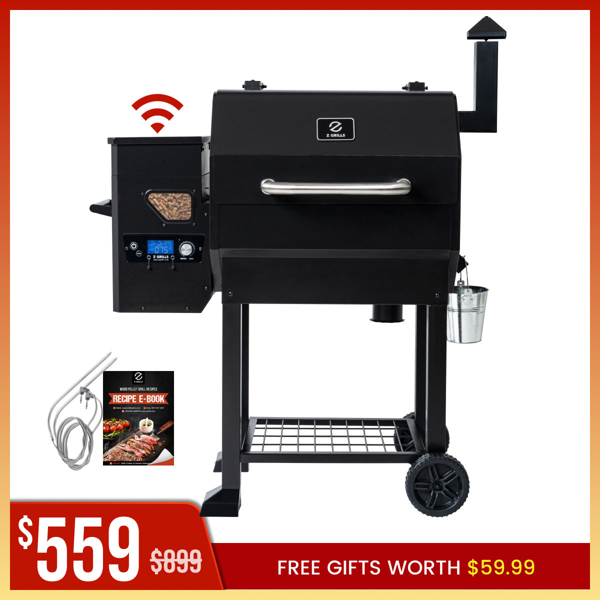 ALL-NEW SMOKE BEAST 10502B WIFI GRILL