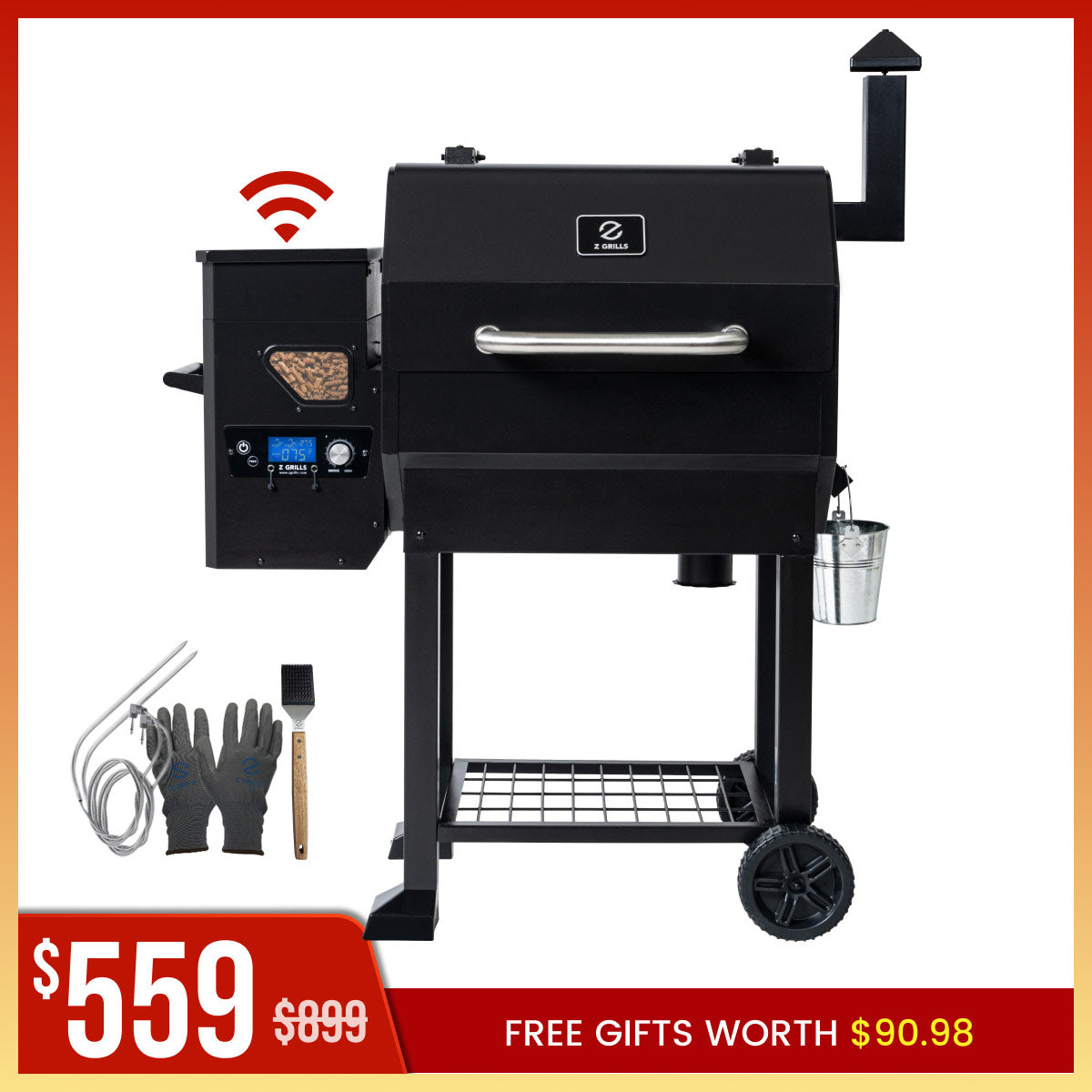 ALL-NEW SMOKE BEAST 10502B WIFI GRILL