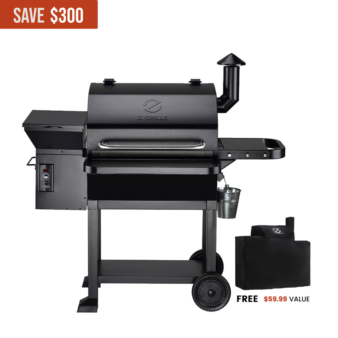 10002B Pellet Grill with Ash Cleanout System - Z Grills