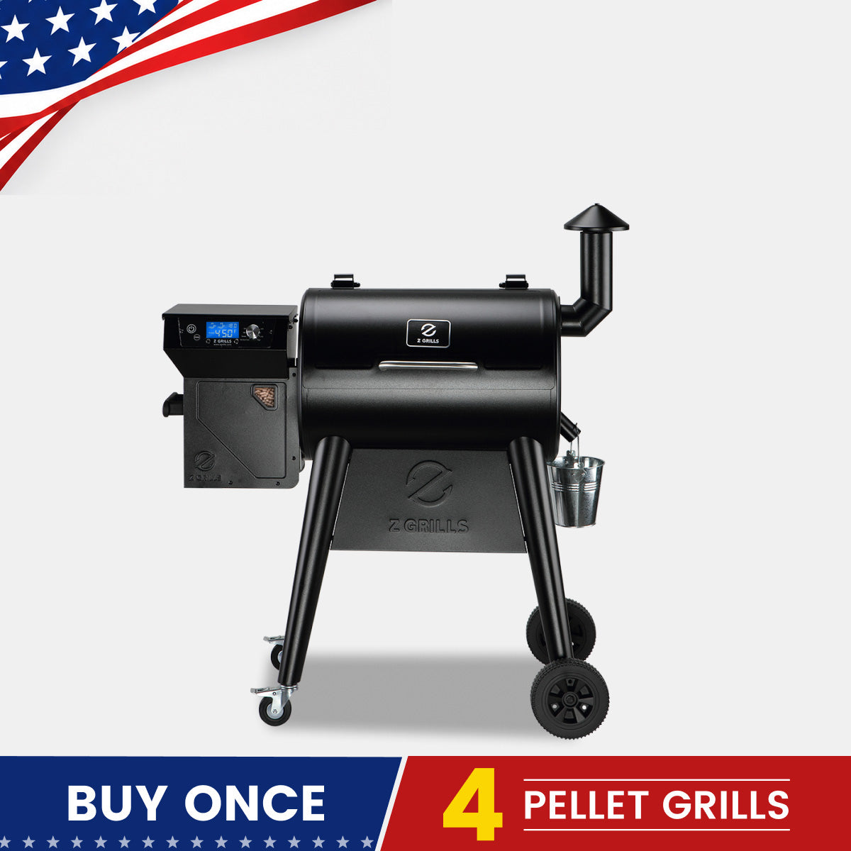 Z Grills 450B 2026 UPGRADE
WiFi Pellet Grill