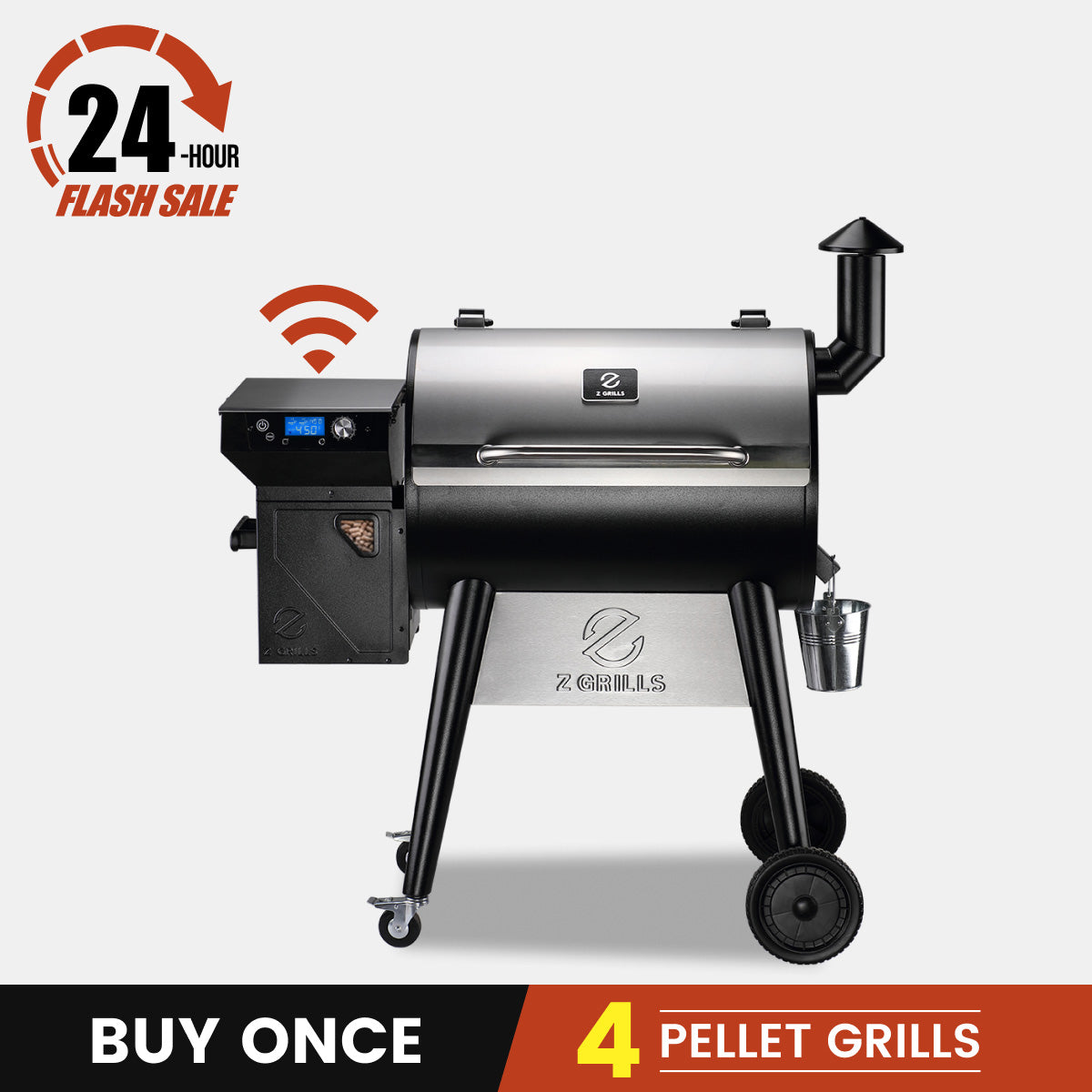 Z Grills BESTSELLER 7002C2E WIFI wood pellet grill and smoker
