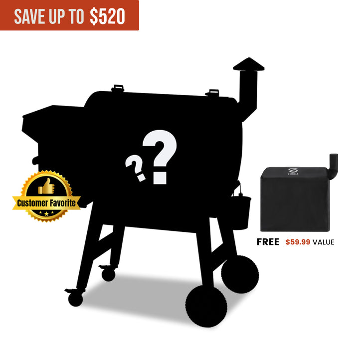 Z Grills STARTER BLIND BOX WITH GRILL COVER wood pellet grill and smoker