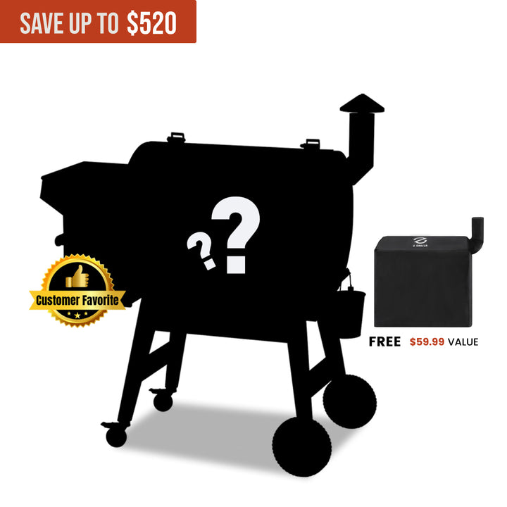 Z Grills STARTER BLIND BOX WITH GRILL COVER wood pellet grill and smoker