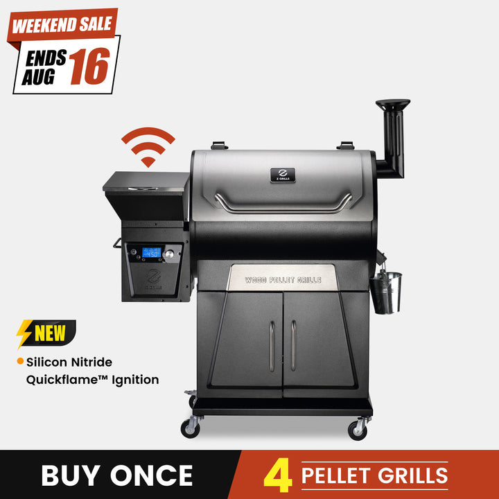 Z Grills 700D4E WIFI FLAGSHIP PELLET GRILL