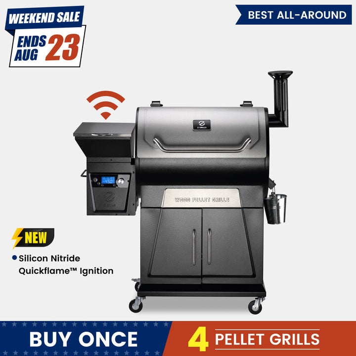 Z Grills FLAGSHIP 700D4E WIFI wood pellet grill and smoker