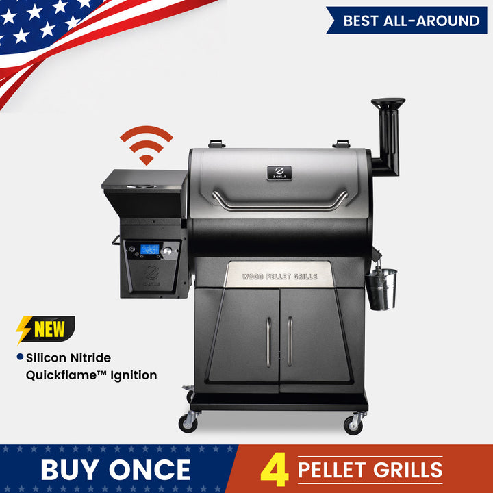 Z Grills FLAGSHIP 700D4E WIFI wood pellet grill and smoker