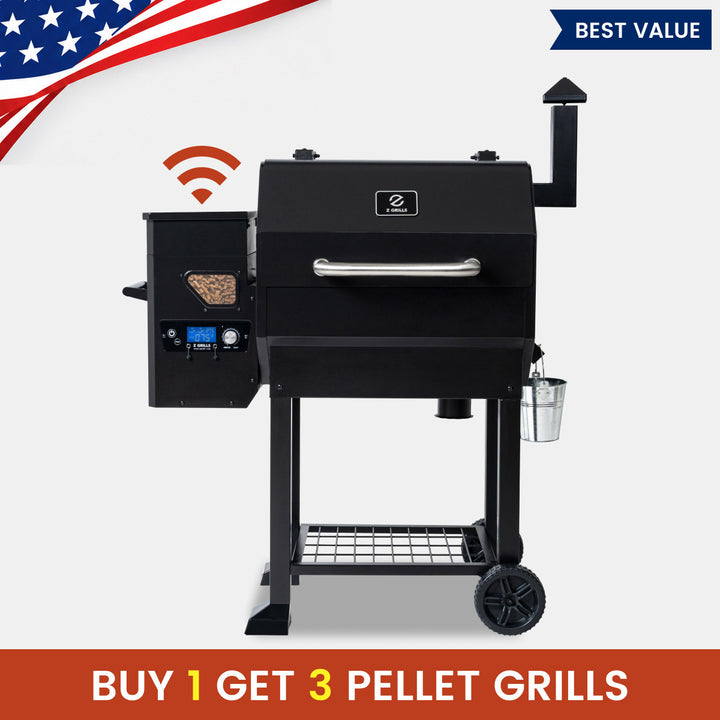 Z Grills 10502B WIFI XL Pellet Grill wood pellet grill and smoker