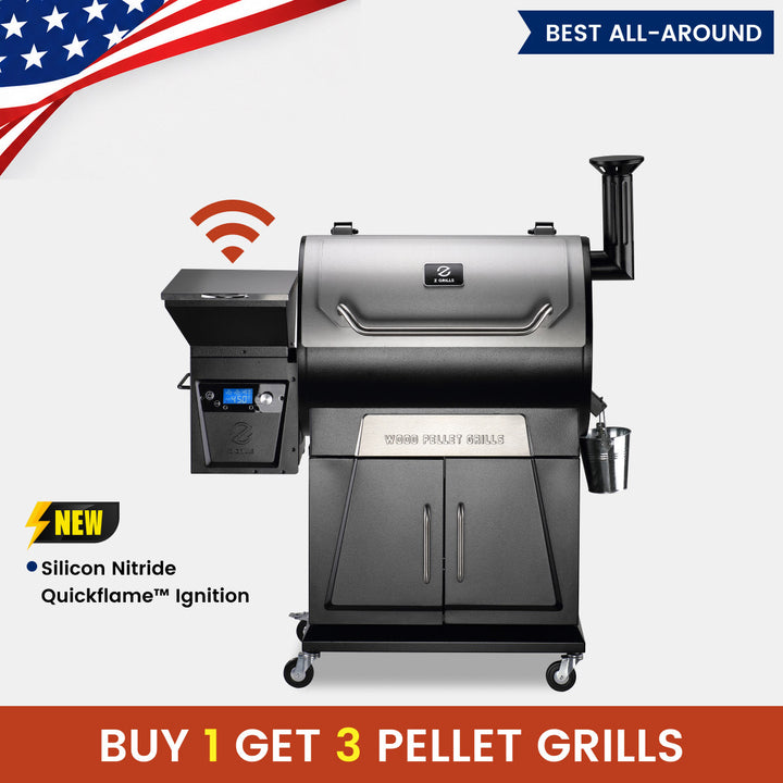 Z Grills FLAGSHIP 700D4E WIFI wood pellet grill and smoker