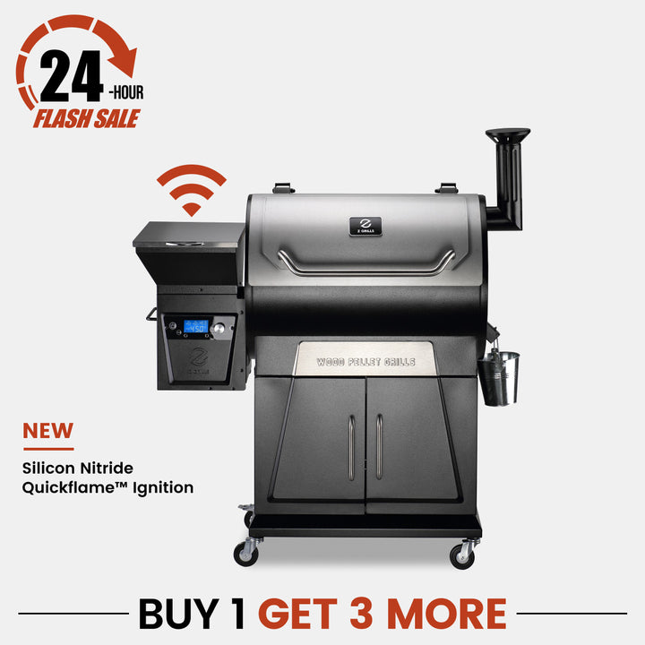 Z Grills FLAGSHIP 700D4E WIFI wood pellet grill and smoker