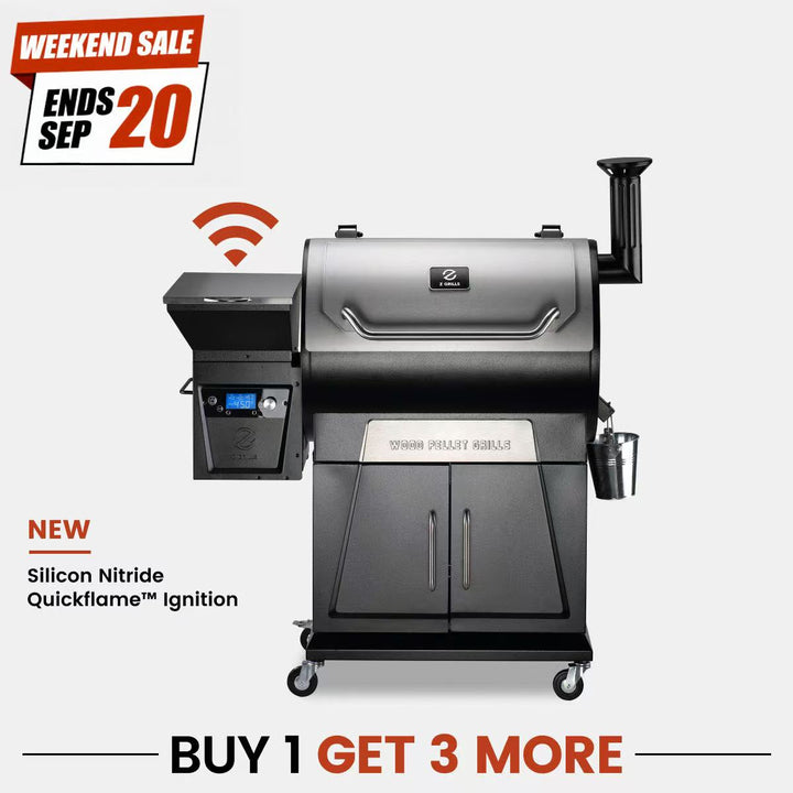 Z Grills FLAGSHIP 700D4E WIFI wood pellet grill and smoker