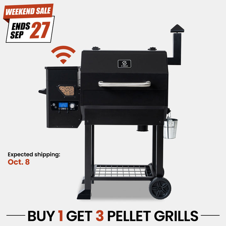 Z Grills 10502B WIFI XL Pellet Grill wood pellet grill and smoker