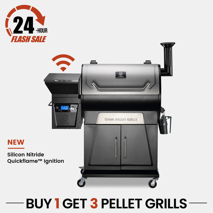 Z Grills FLAGSHIP 700D4E WIFI wood pellet grill and smoker