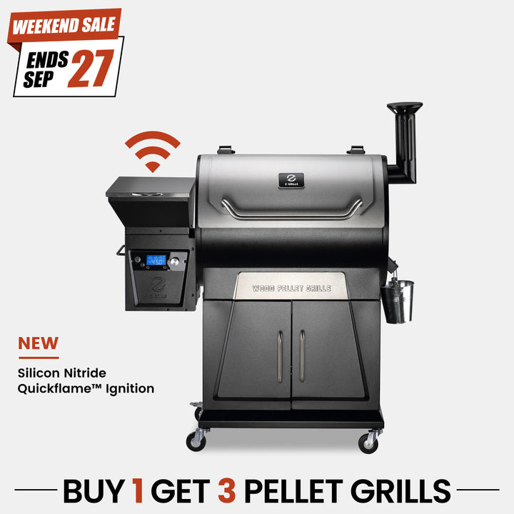 Z Grills FLAGSHIP 700D4E WIFI wood pellet grill and smoker