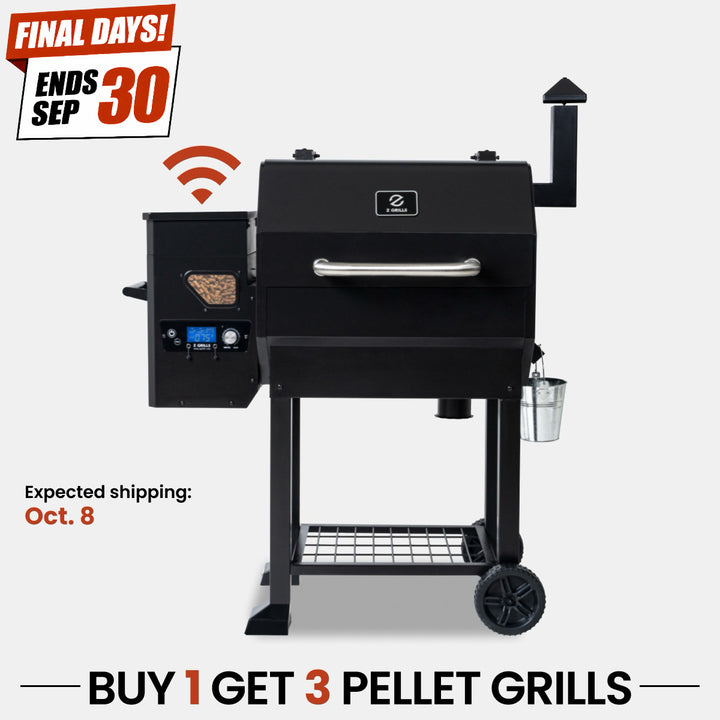 Z Grills 10502B WIFI XL Pellet Grill wood pellet grill and smoker