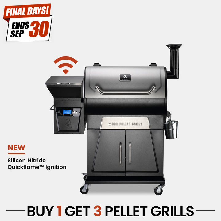 Z Grills FLAGSHIP 700D4E WIFI wood pellet grill and smoker