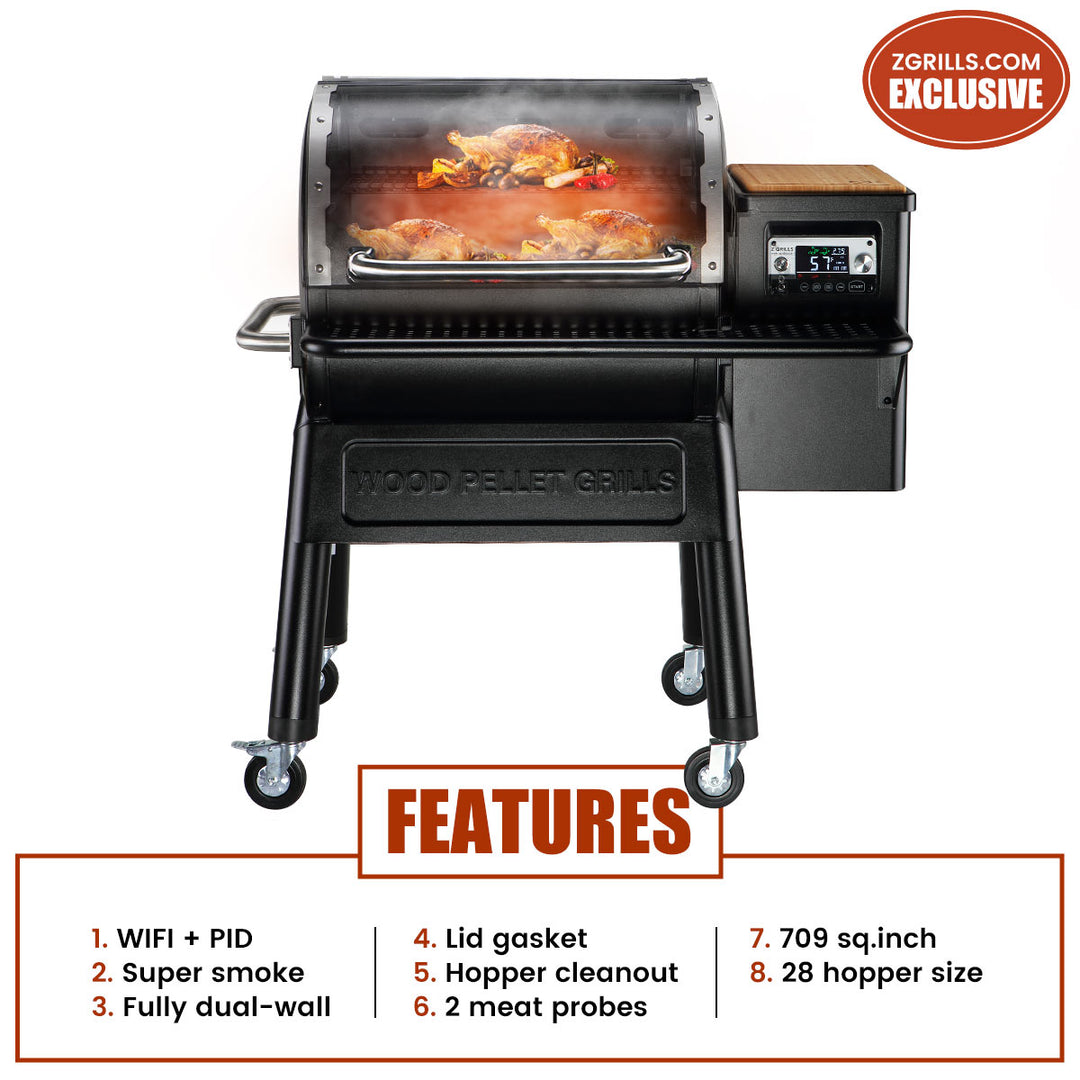 Multitasker 7052B with Wi-Fi - wood pellet grills – Z Grills