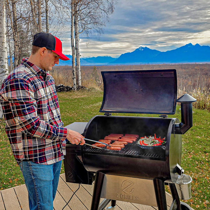 Z Grills BESTSELLER 7002C2E WIFI wood pellet grill and smoker