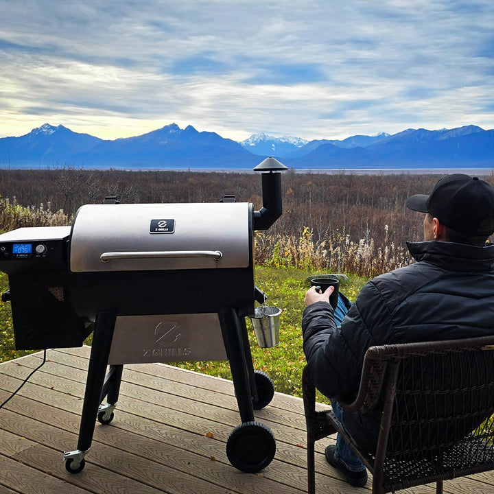 Z Grills 7002C2E (7002F2) - Wood Pellet Grill & Smoker