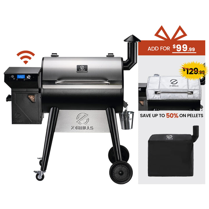 Z Grills 7002C2E WiFi - Wood Pellet Grill & Smoker