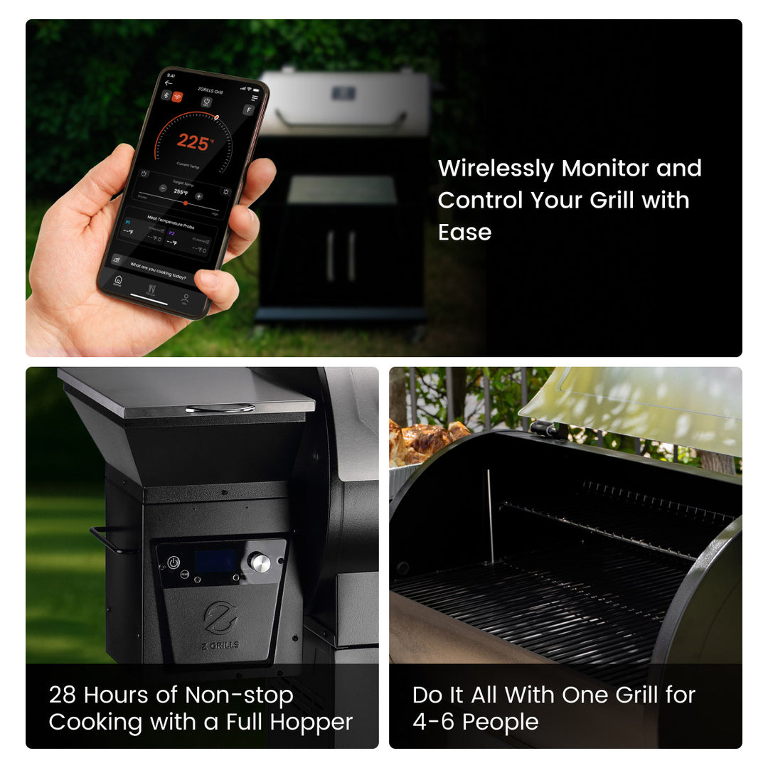 FLAGSHIP 700D4E WIFI | Wood Pellet Grill | Z Grills