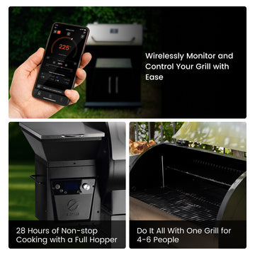 FLAGSHIP 700D4E WIFI | Wood Pellet Grill | Z Grills