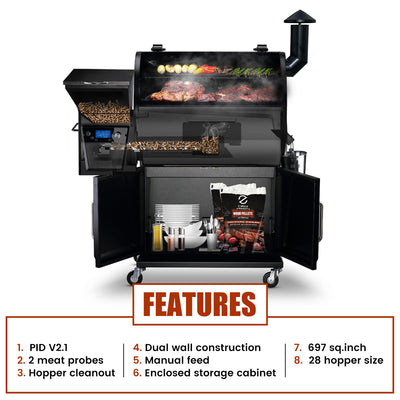 FLAGSHIP 700D7 PELLET GRILL