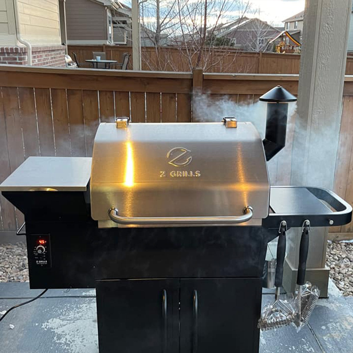 Z GRILLS 1000D3E - STAINLESS STEEL