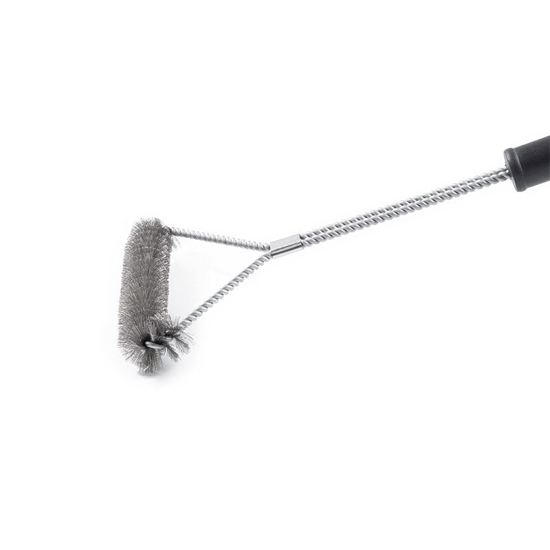 Grill Brush - 12” Three-Sided