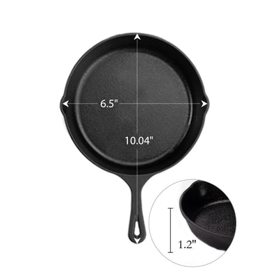 CAST IRON SKILLETS 6.5 INCHES