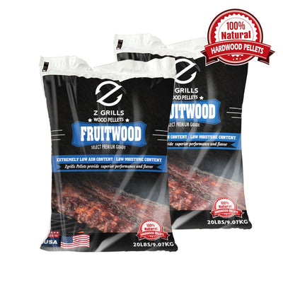 Z GRILLS 2 BAGS OF BBQ GRILL WOOD PELLETS