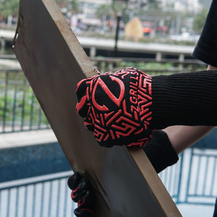 HEAT RESISTANT BBQ GLOVES - GRILLING GLOVES – Z Grills