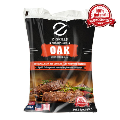 Z GRILLS OAK BBQ GRILL PELLETS