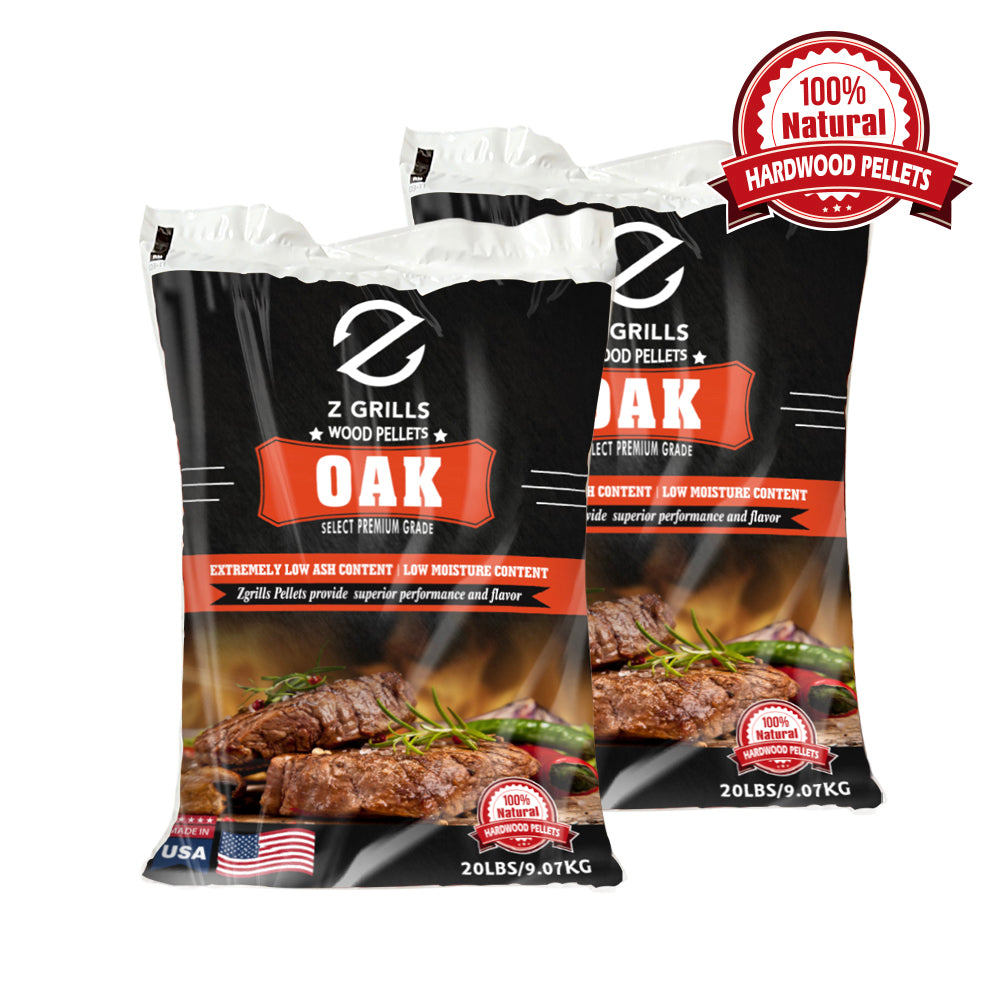 100% Natural Z GRILLS OAK BBQ GRILL PELLETS